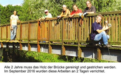 Bürgerverein Wersen Bürgerbrücke Instadhaltung